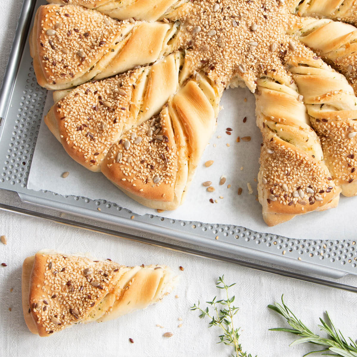 Städter Bakeplate perforert justerbar 40x35 cm