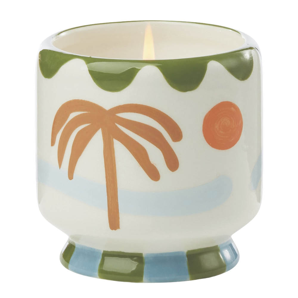 Paddywax Adopo duftlys lush palms Palm Tree grønn