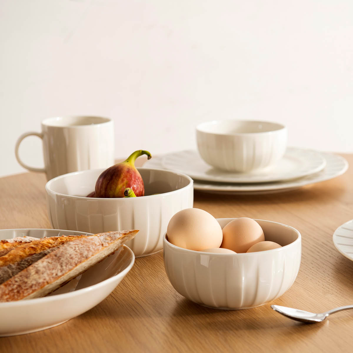 Stiernholm Senja djup tallrik 21 cm vit