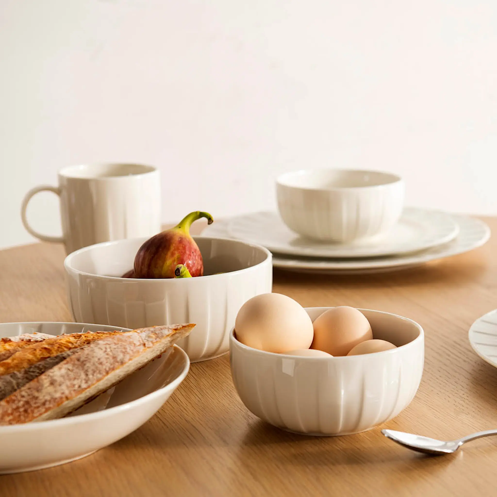 Stiernholm Senja djup tallrik 21 cm vit