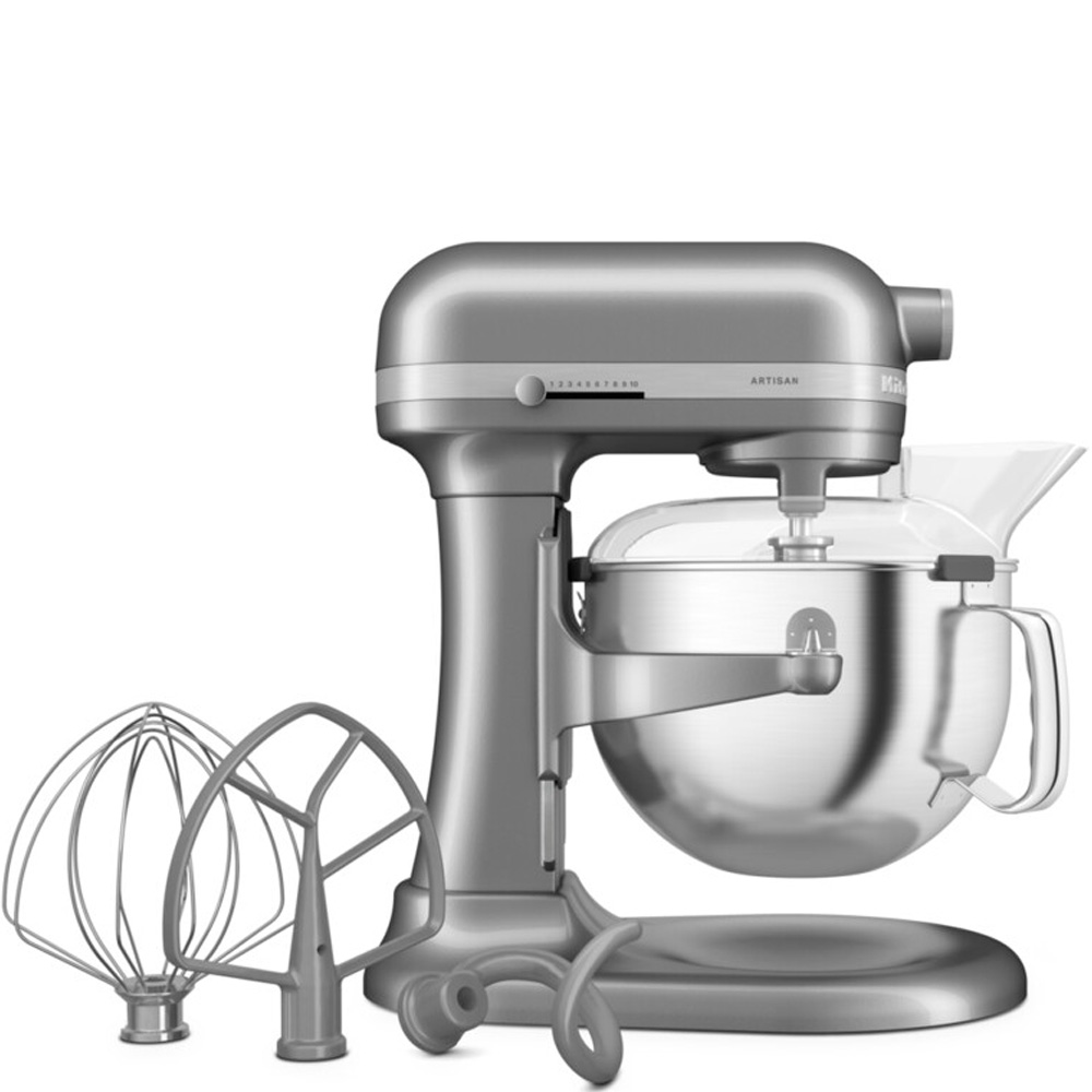 KitchenAid Artisan kjøkkenmaskin med bolleløft 5KSM60SPXECU 5,6L contour silver
