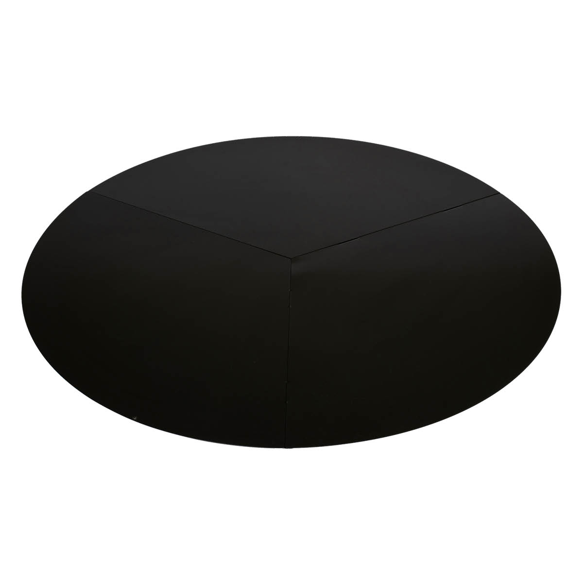 Espegard Tulisijan suoja-alusta Ø100 cm Musta