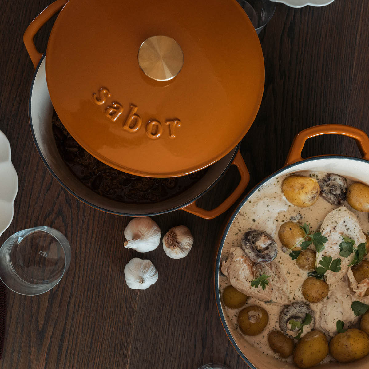 Sabor Classic gjutjärnsgryta 6,7 L pumpkin spice