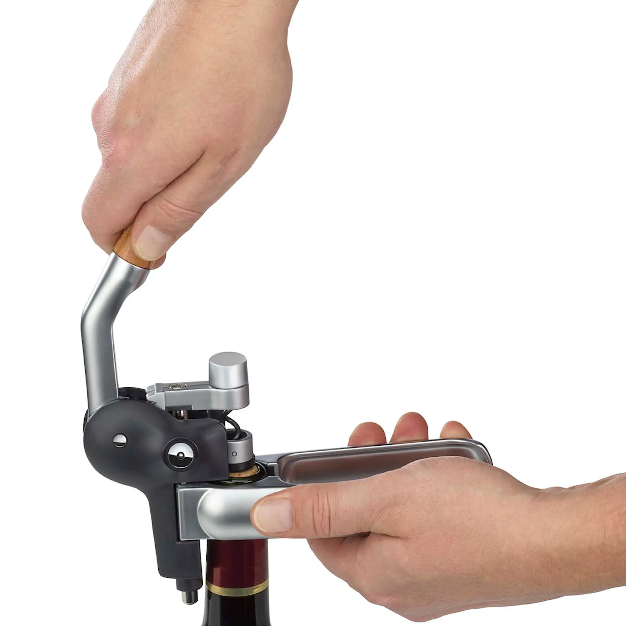 WMF Baric Lever korkskruv med folieskärare krom