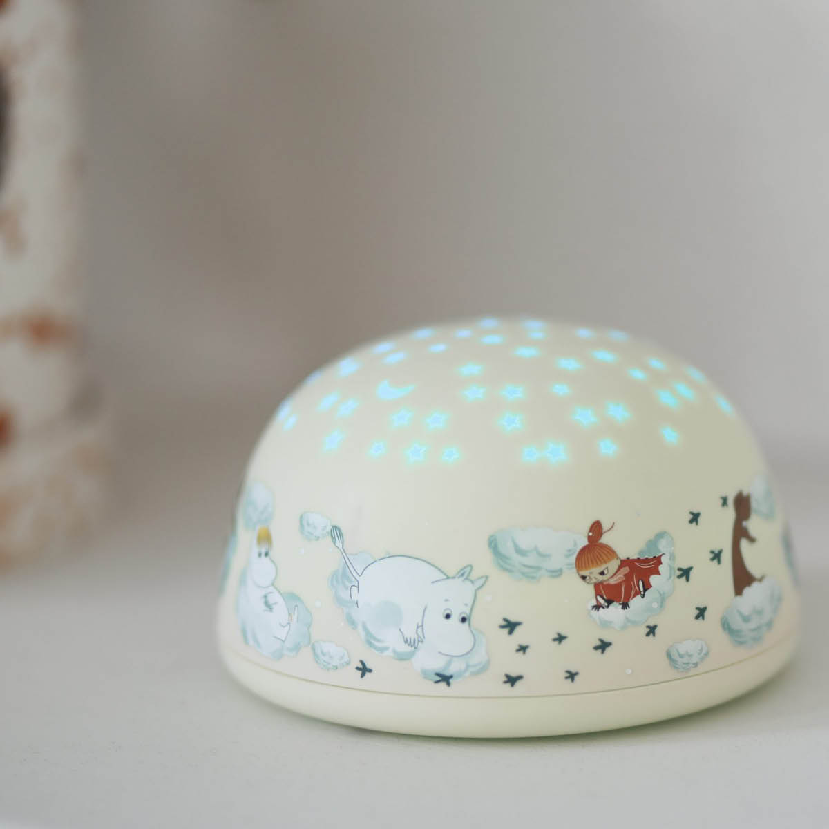 Rätt Start Mumin nattlampa med stjärnhimmel och musik