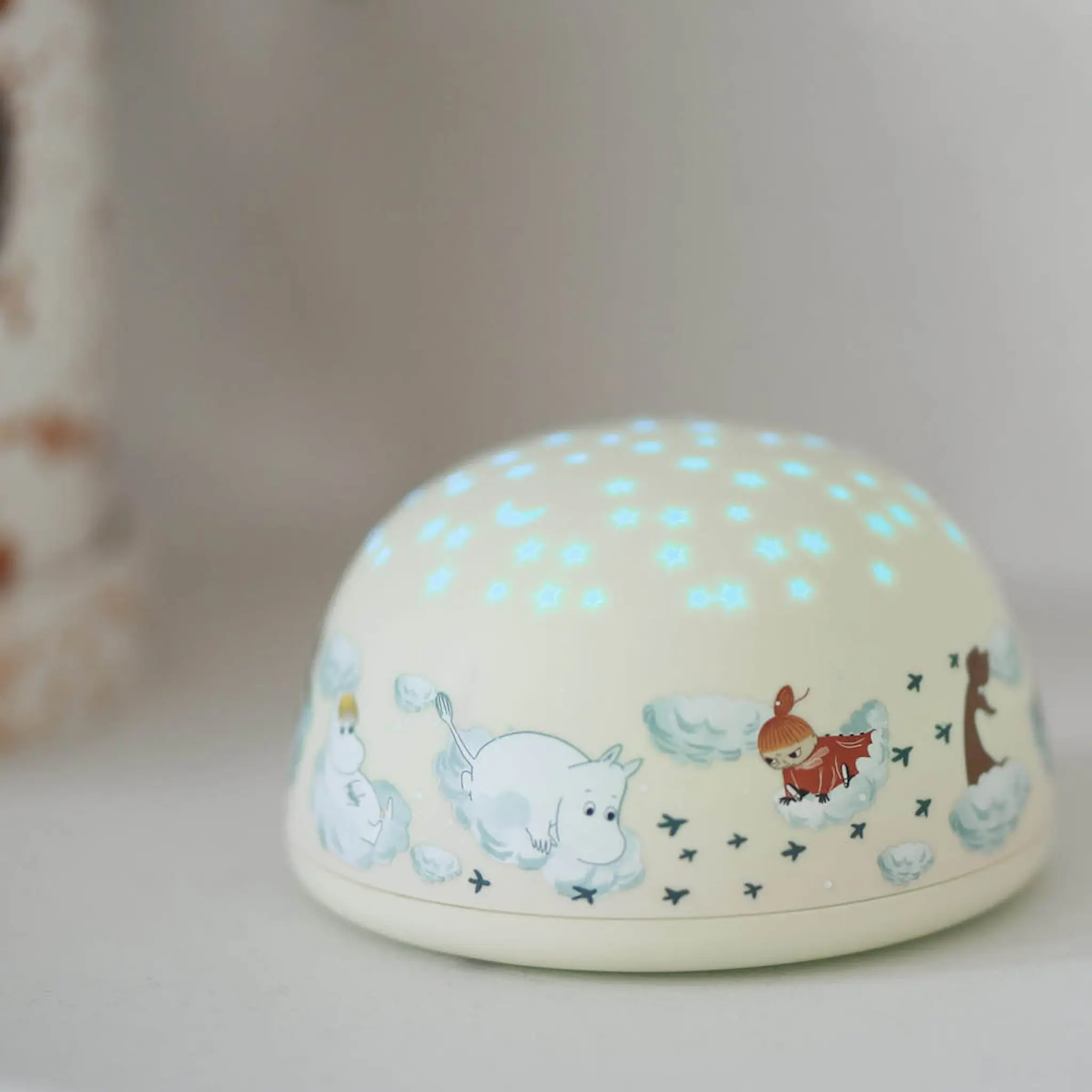 Rätt Start Mumin nattlampa med stjärnhimmel och musik
