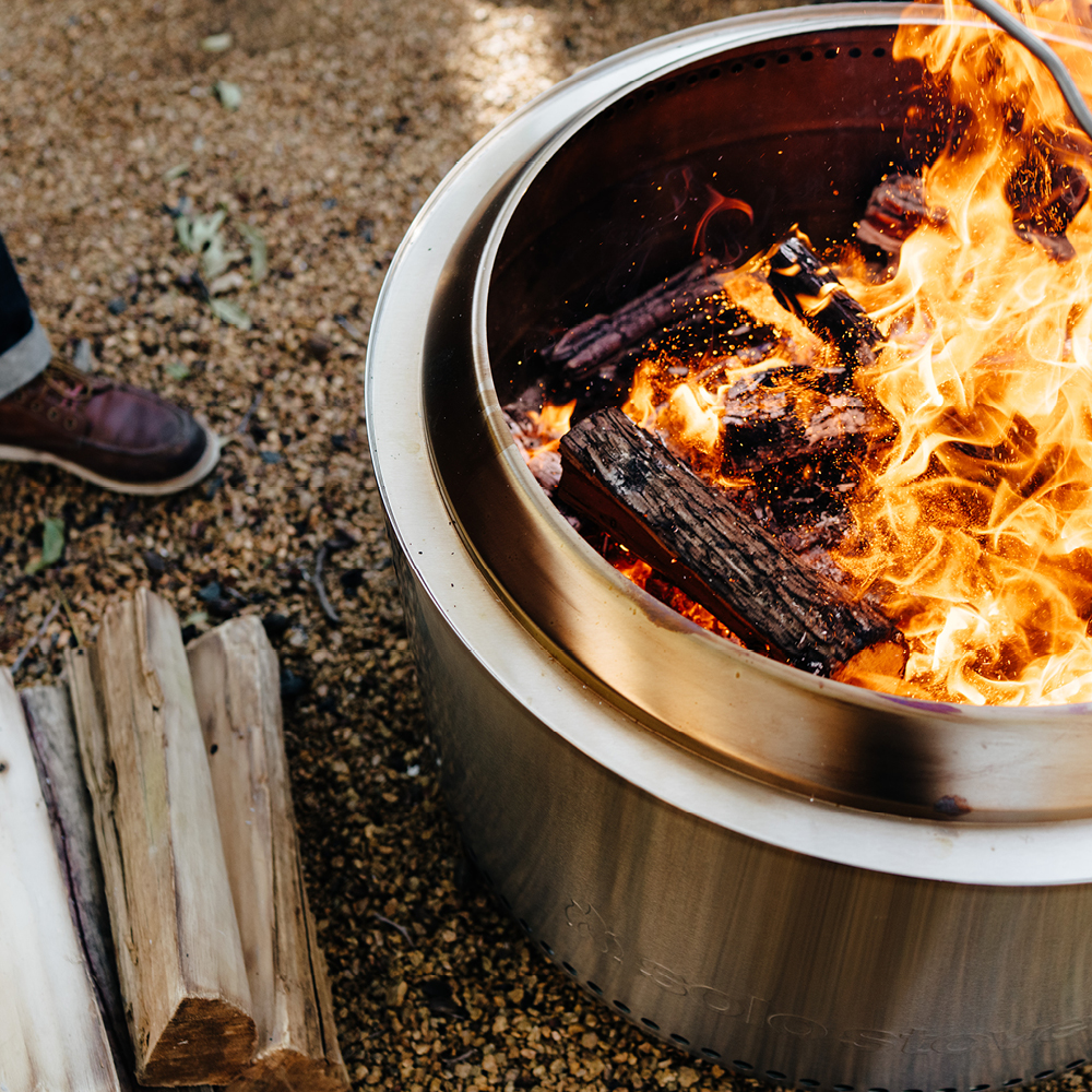 Solo Stove Yukon + stand 2.0 Savuton tulisija 68,5x50,5 cm Hopea