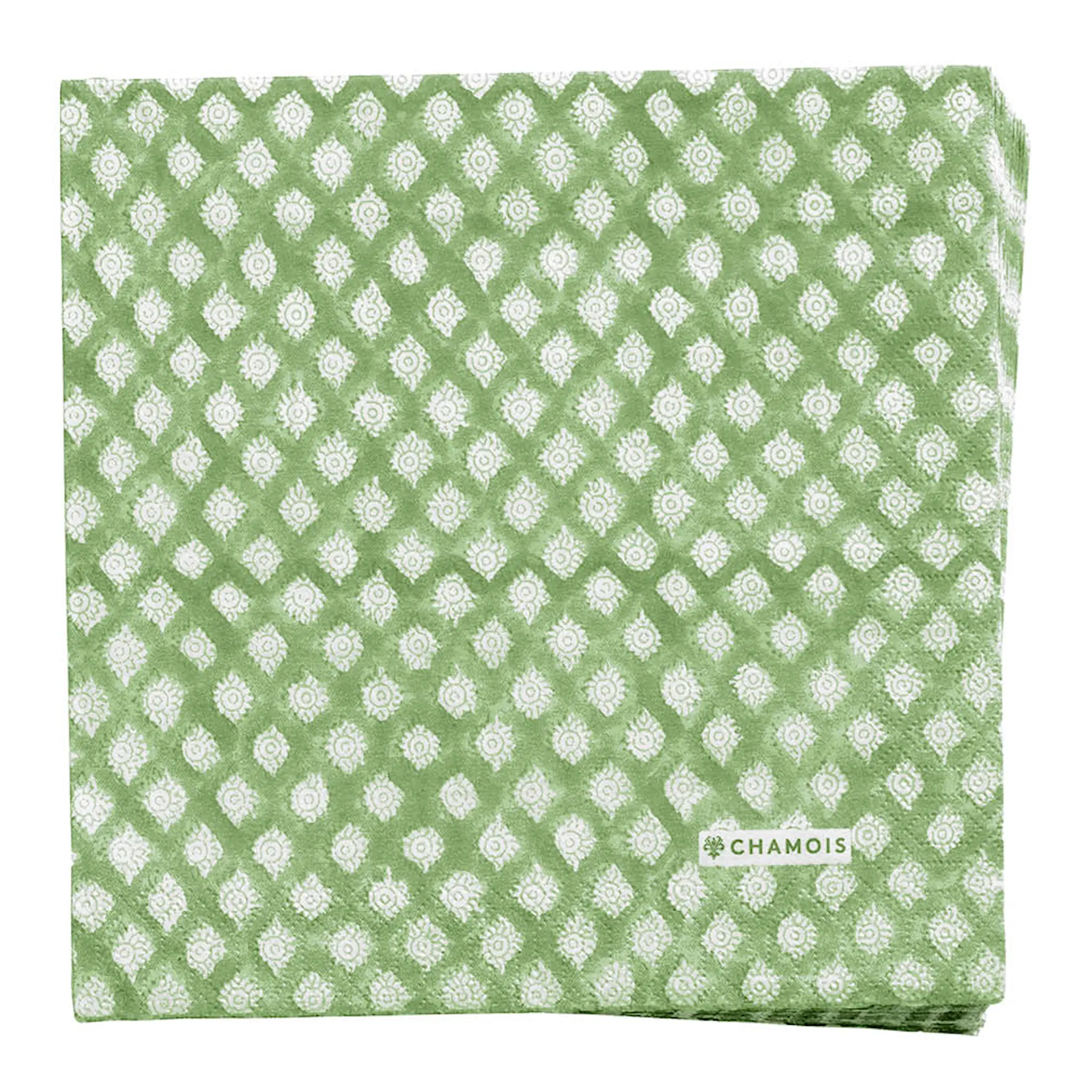 Chamois Medallion servett 40x40 cm 50-pack grön