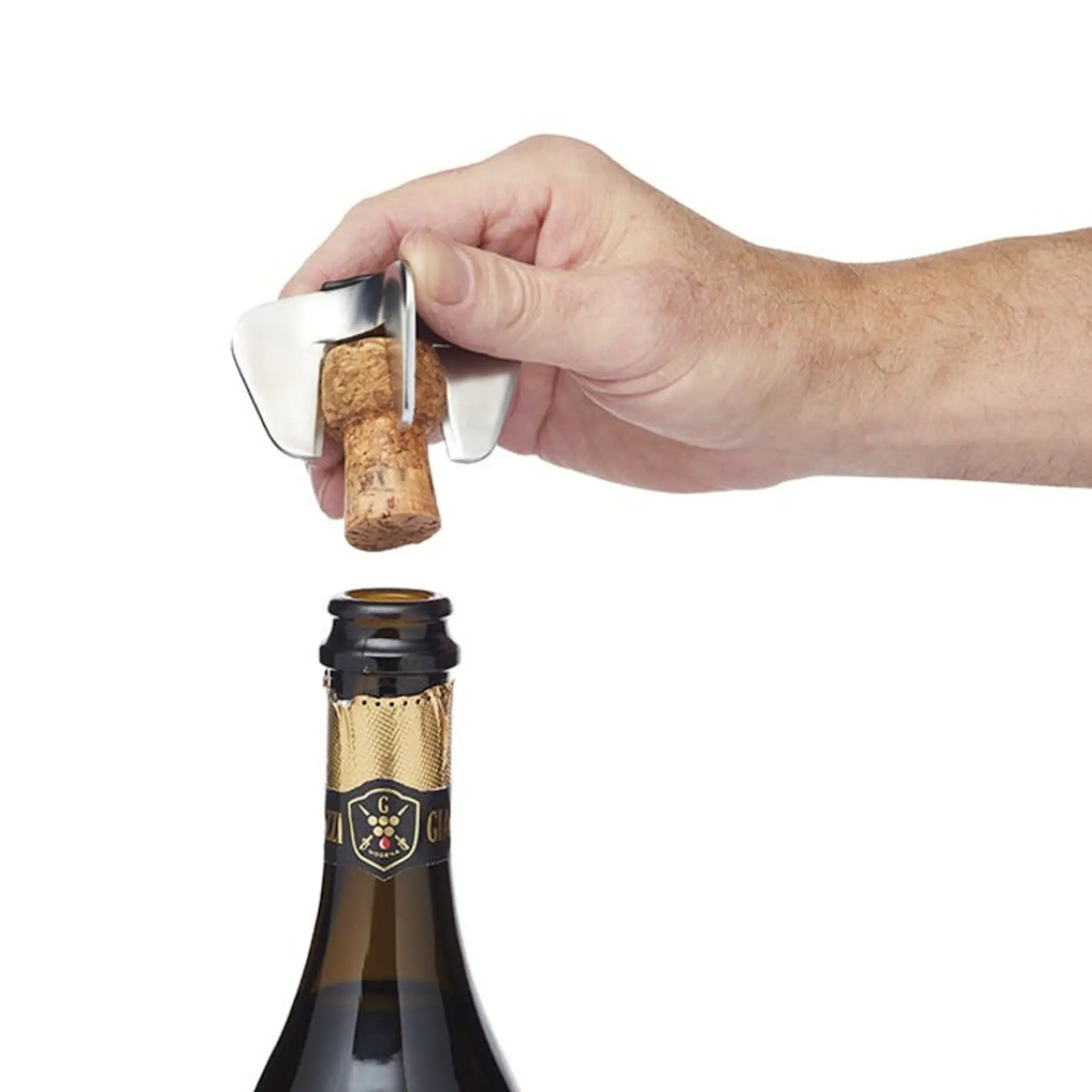 Barcraft Champagne- och proseccoöppnare 7 cm stål