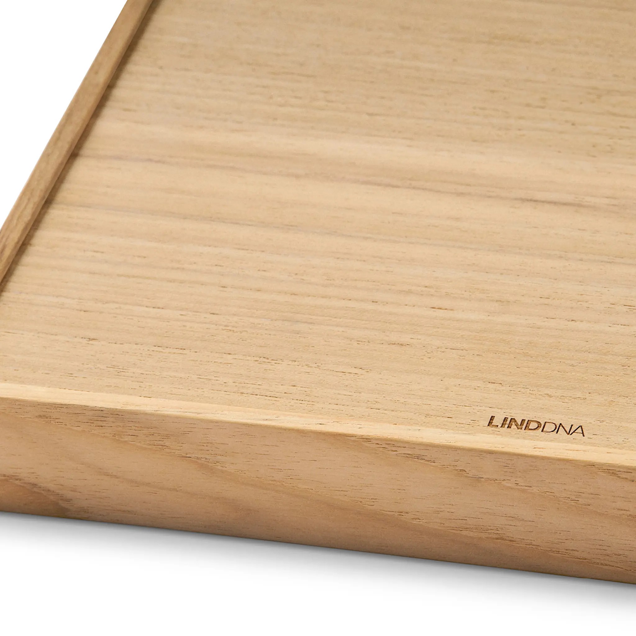 LIND DNA Even teak bricka 36,4x46,4 cm nupo ljusgrå