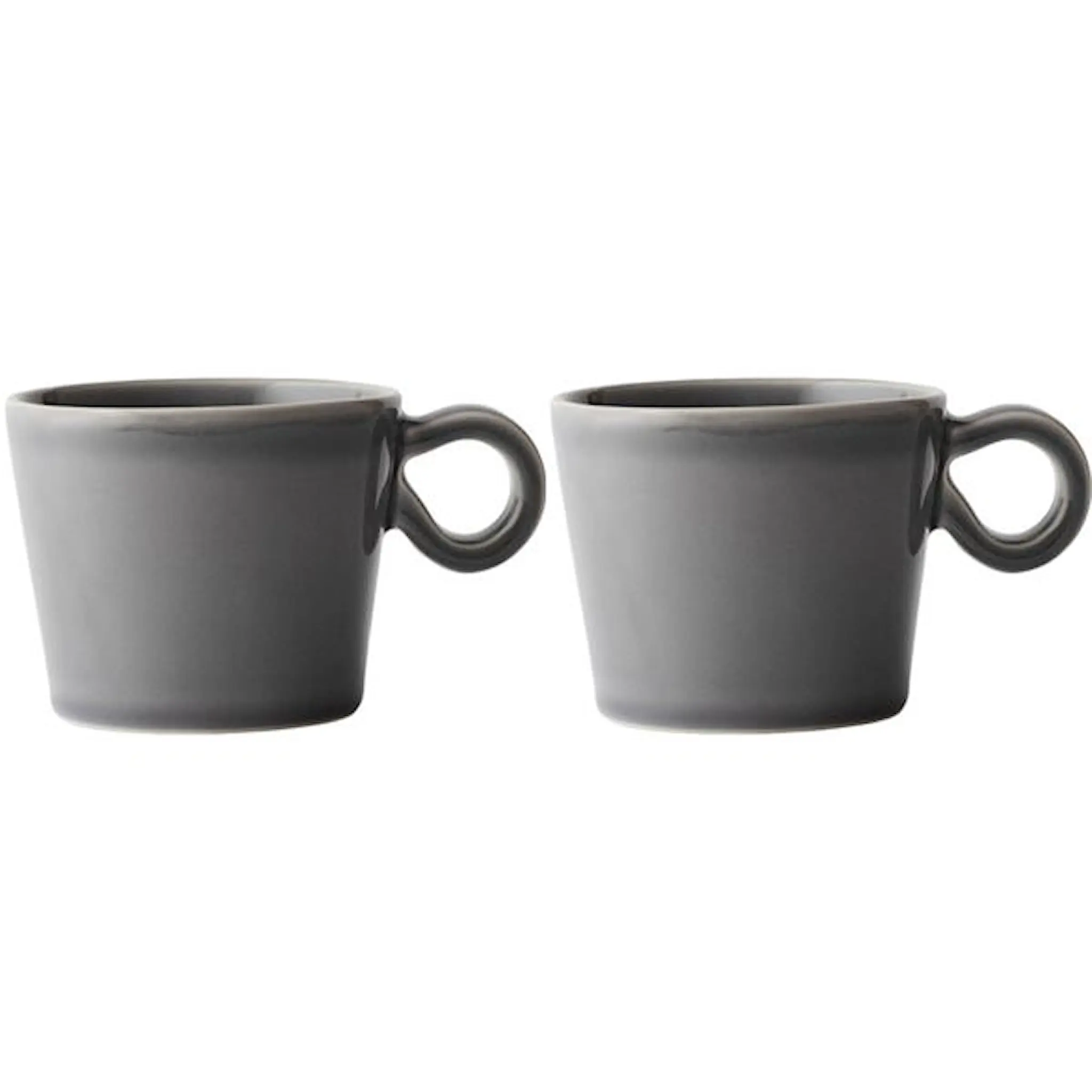 PotteryJo Daria mugg 28 cl 2-pack clean grey