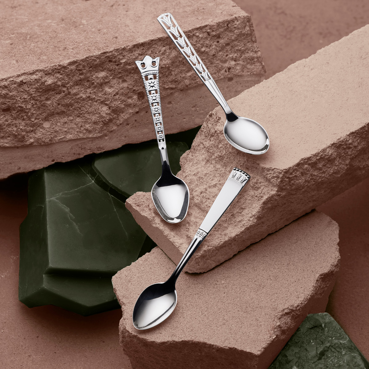 Gense Kungasilver Kaffesked Carl Philip 12,2 cm 830