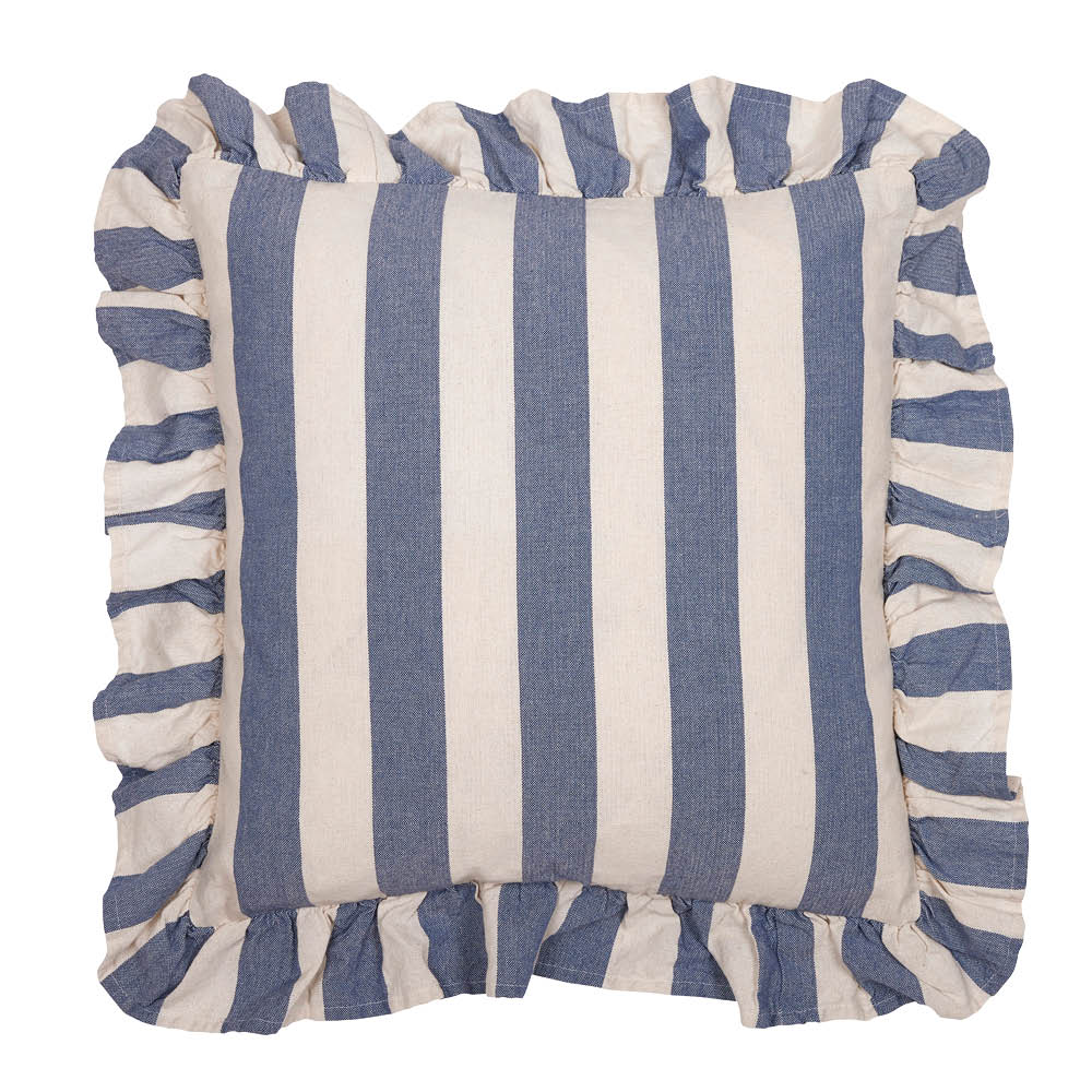 Fondaco Amalia kuddfodral 48x48 cm marinblå