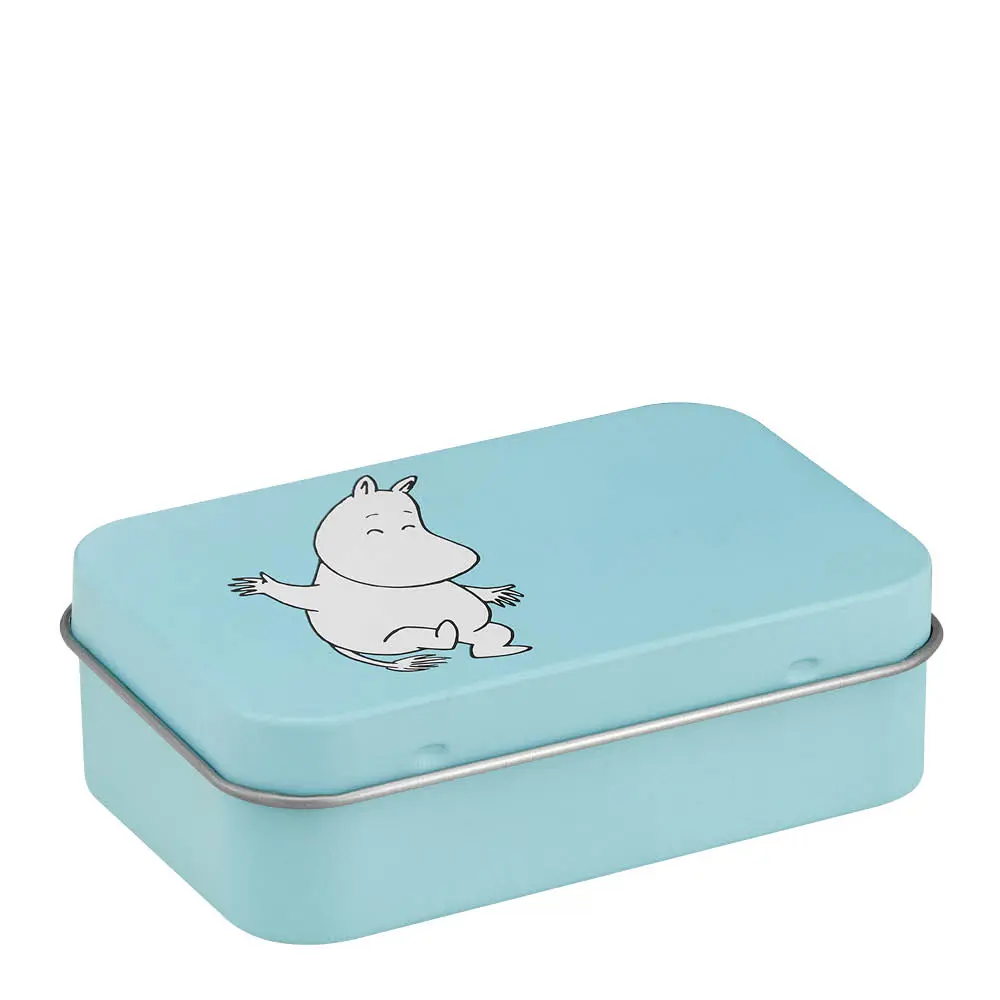 Muumi Peltipurkki Muumipeikko 10x6,5 cm Sininen