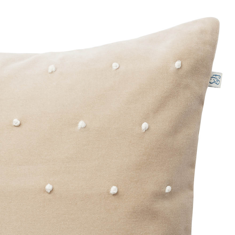 Chhatwal & Jonsson Roma putetrekk velur 50x50 cm Tan/Off White