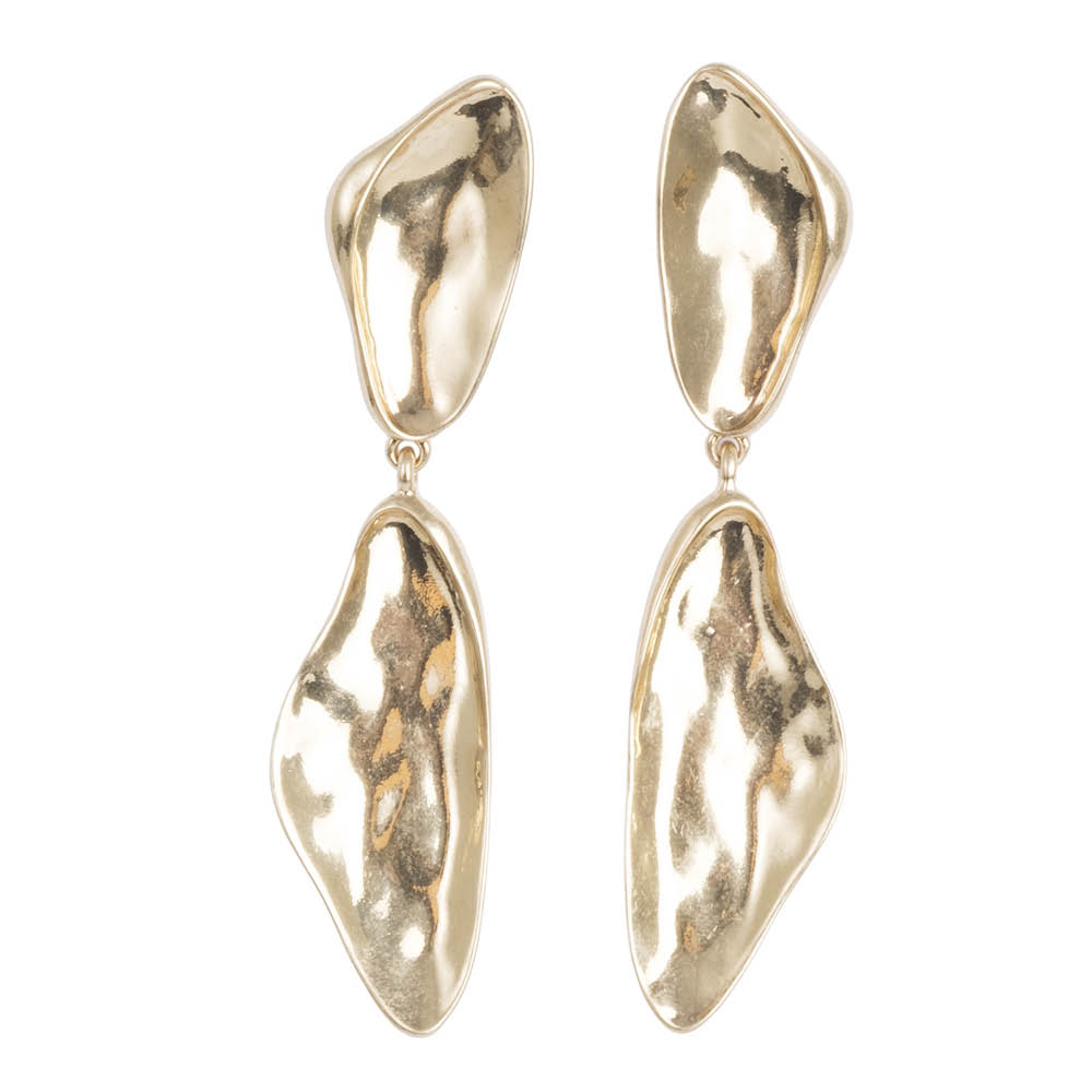 A&C Oslo AS Soft as Silk örhängen 7 cm guld