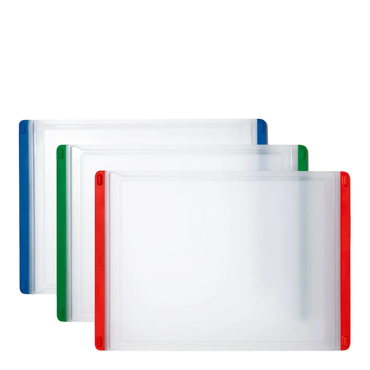 Oxo Skärbräda 33x23 cm 3-pack blå/grön