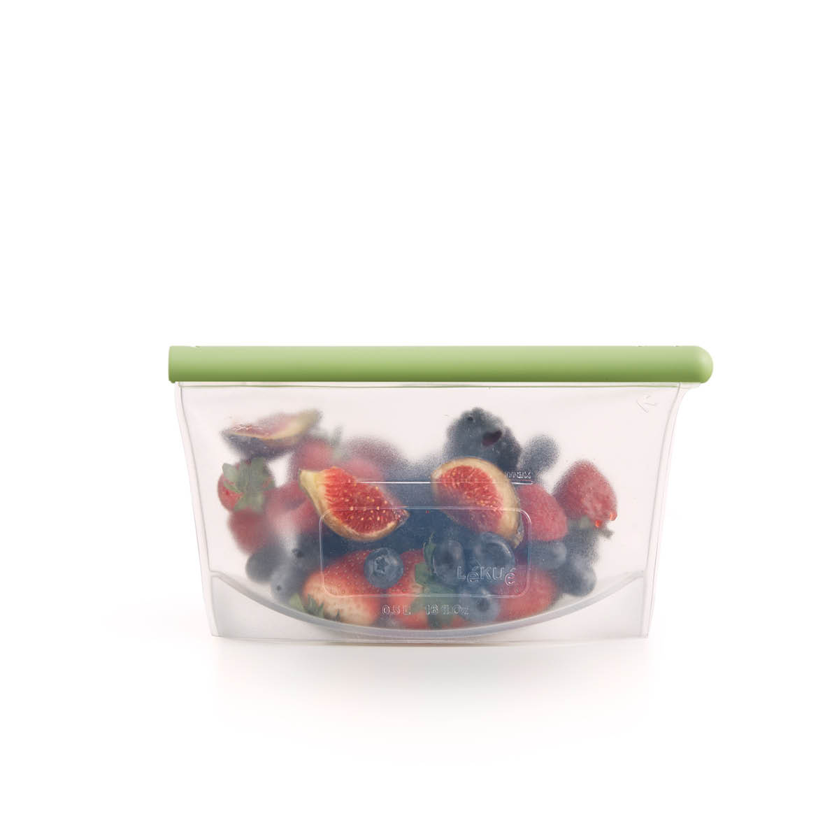 Lékué Återanvändbar silikonpåse 0,5 L grön