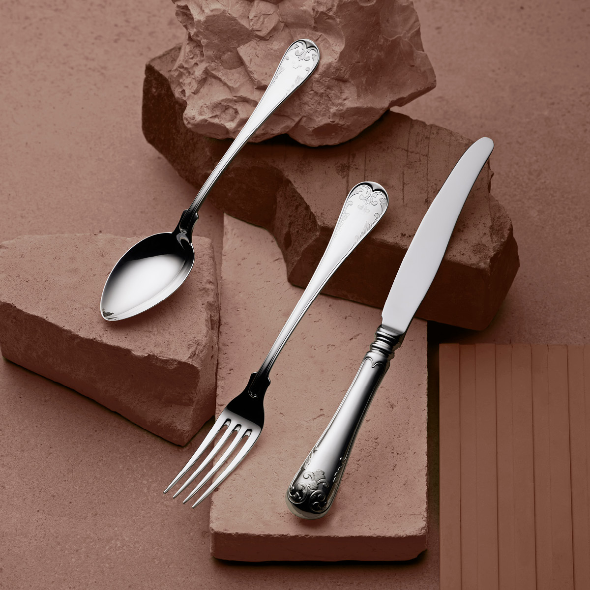 Gense Gammal Fransk dessertsked 18,3 cm 830