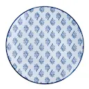 Sakura assiett 19 cm vit/blå