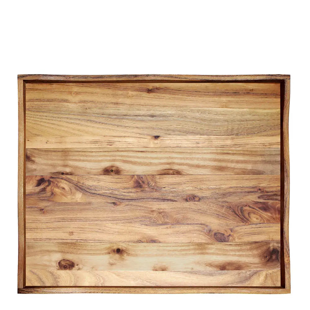 Raw serveringsbrett 45x38 cm vendbar teak