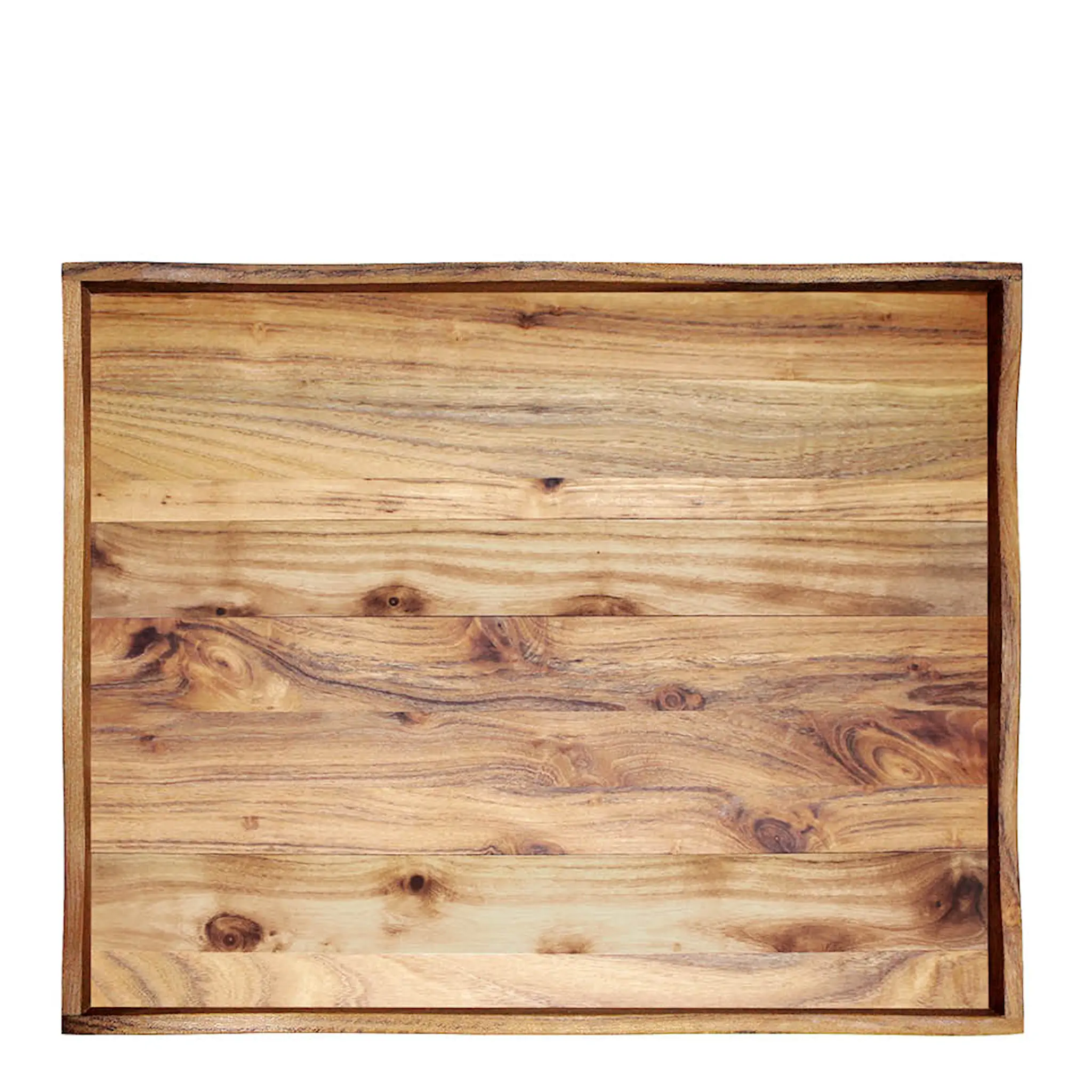 Aida Raw serveringsbrett 45x38 cm vendbar teak