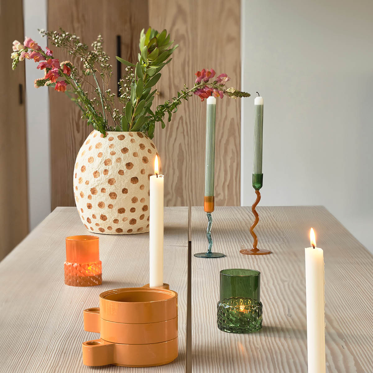 Villa Collection Styles Kynttilälyhty 7,7x10 cm Meripihka