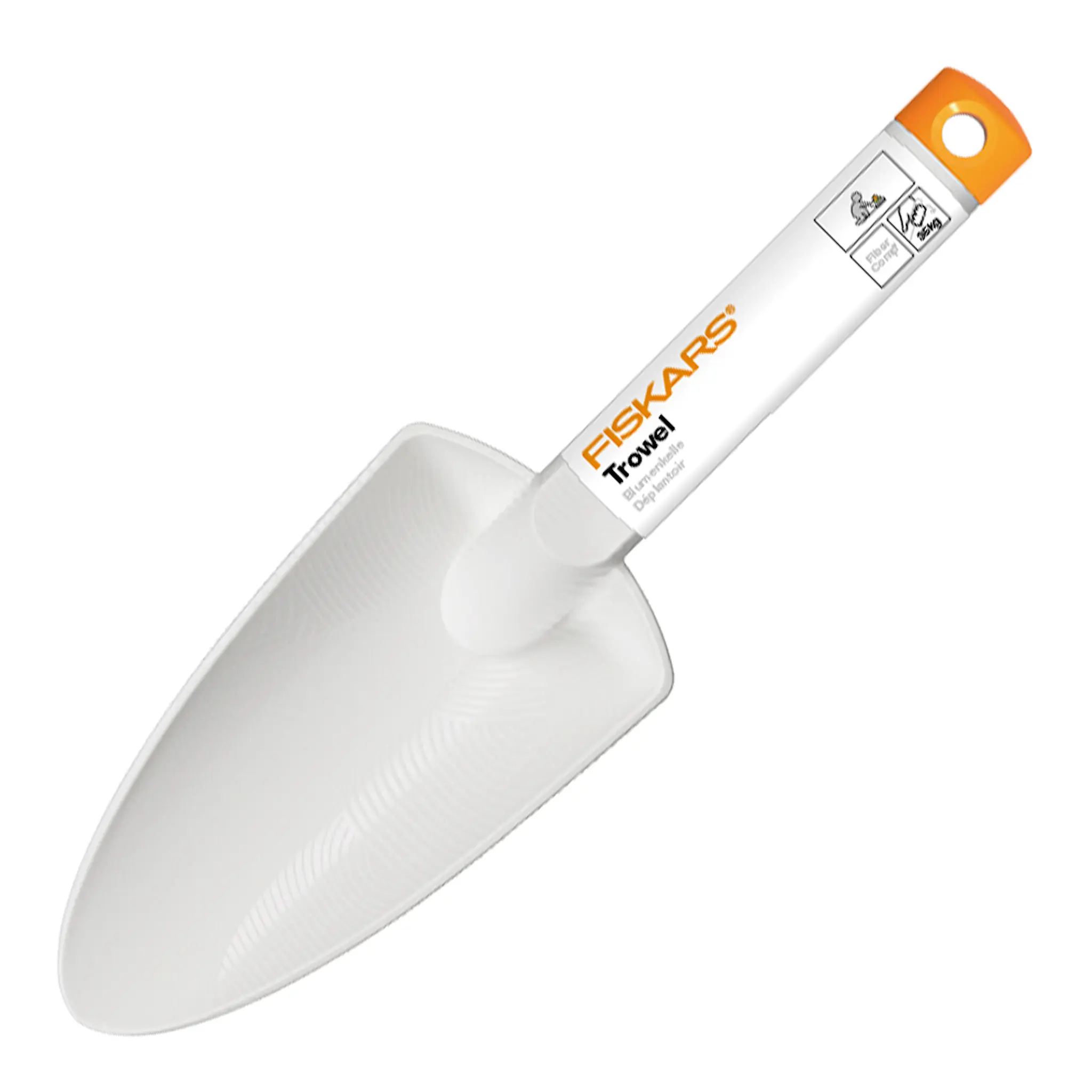 Fiskars White Planteringsspade Bred Vit