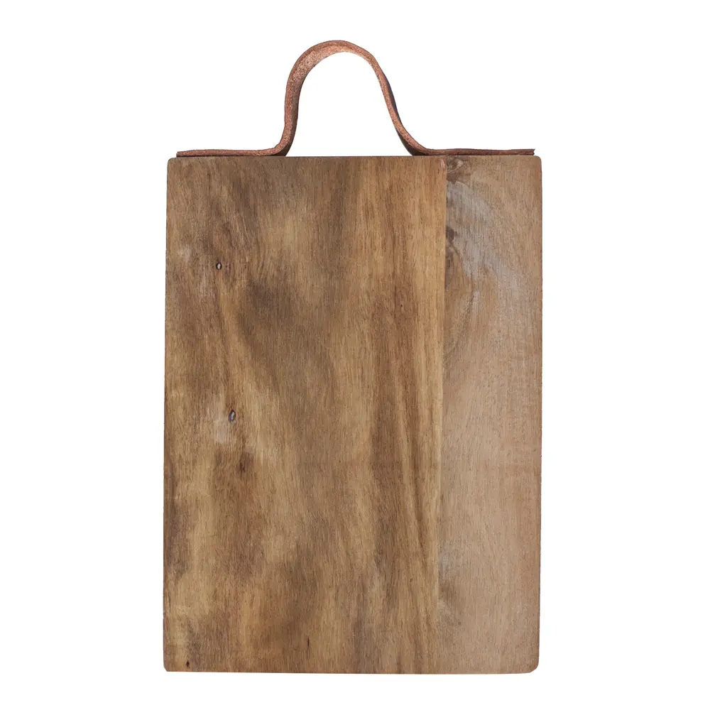 Skjærebrett med rem akasie 26x18 cm