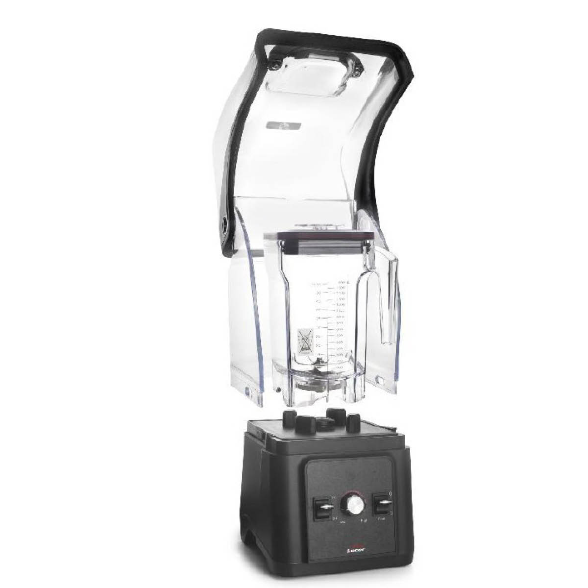 Lacor Tehosekoitin 1500 watt 1,8L Musta