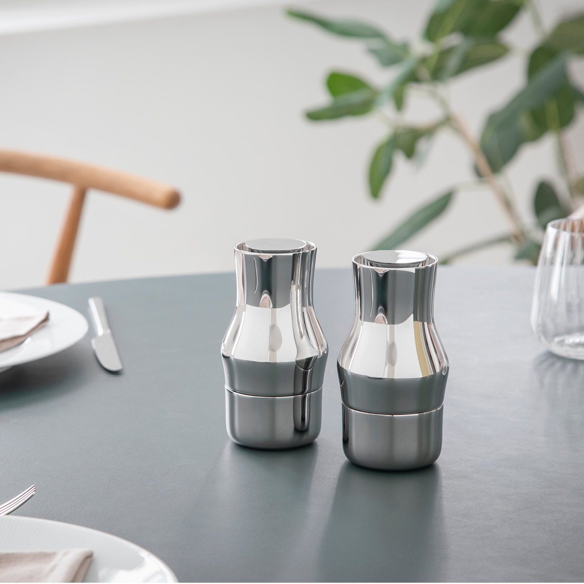 Gense Dorotea kvern 14 cm blankt stål