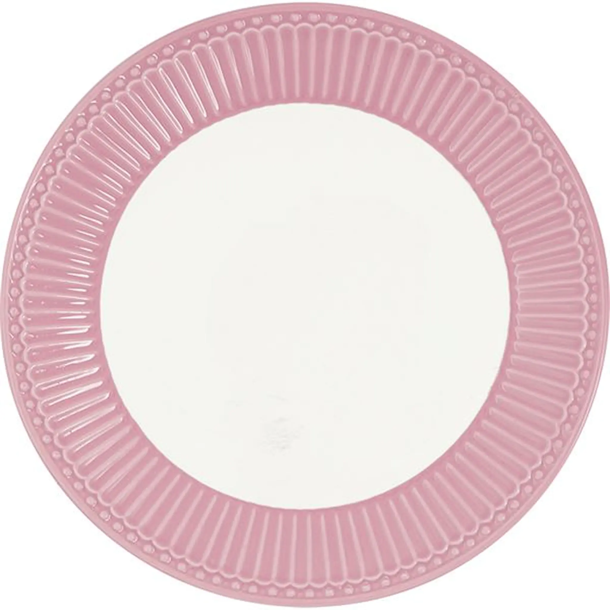 GreenGate Everyday Alice middagstallrik 26,5 cm dusty rose