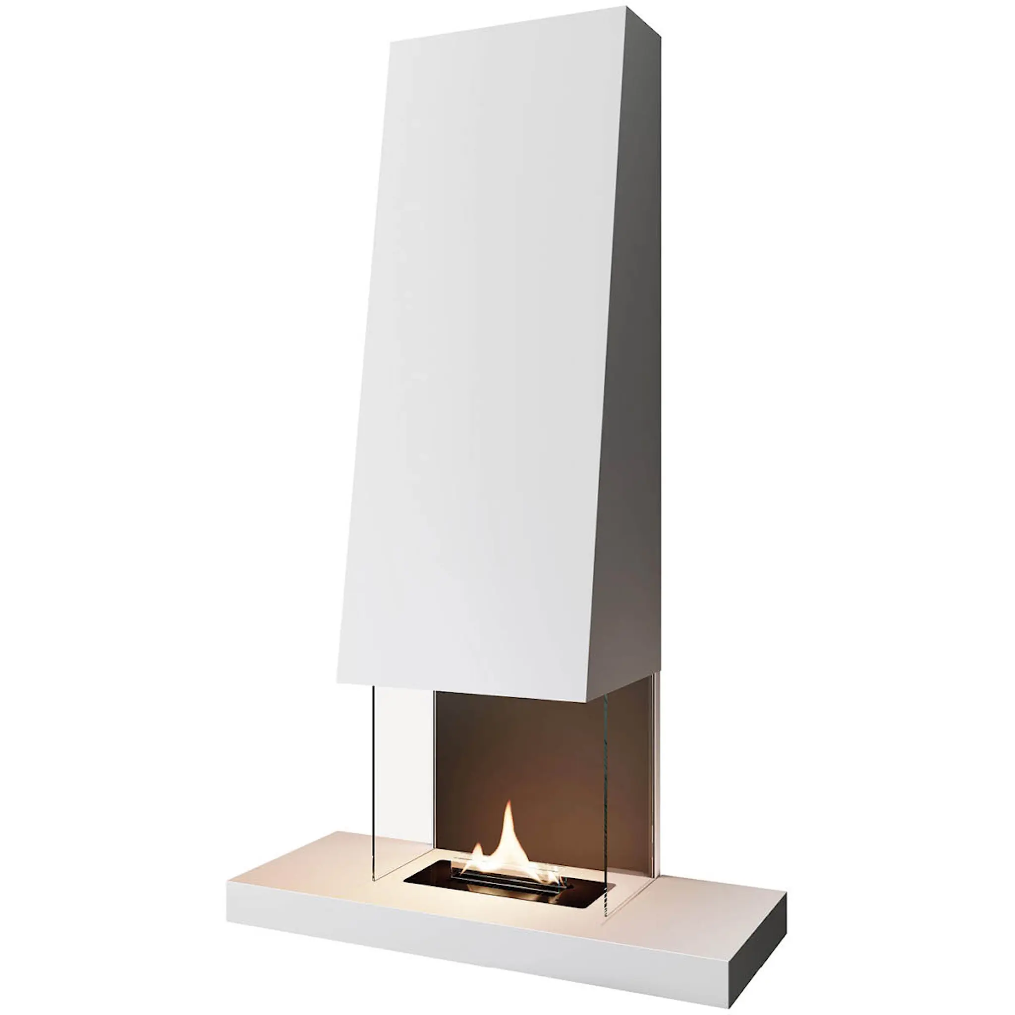 Tenderflame Raff Vägghängd Öppen Spis 180 1,05L Vit