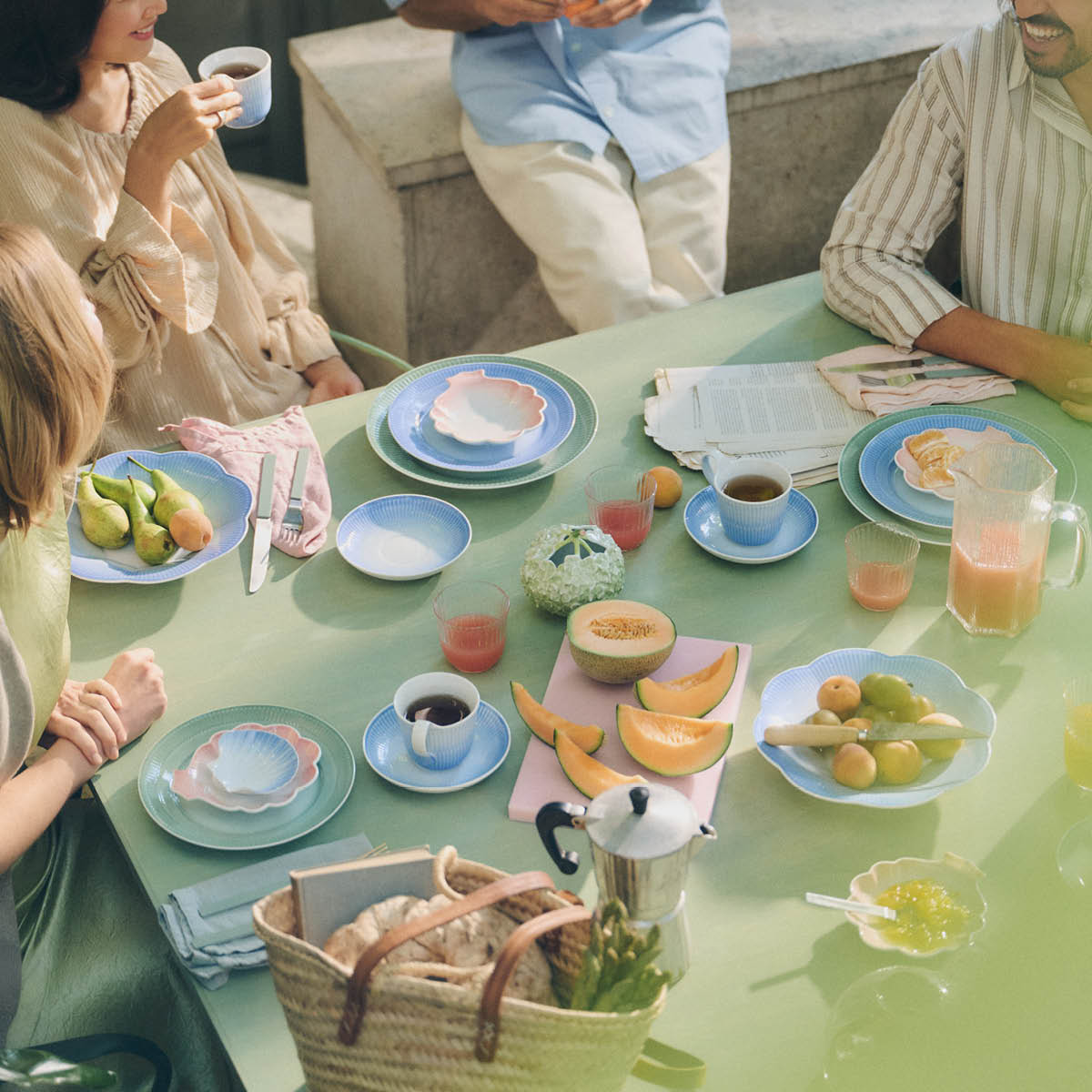 Royal Copenhagen Iris tallerken 22 cm blå