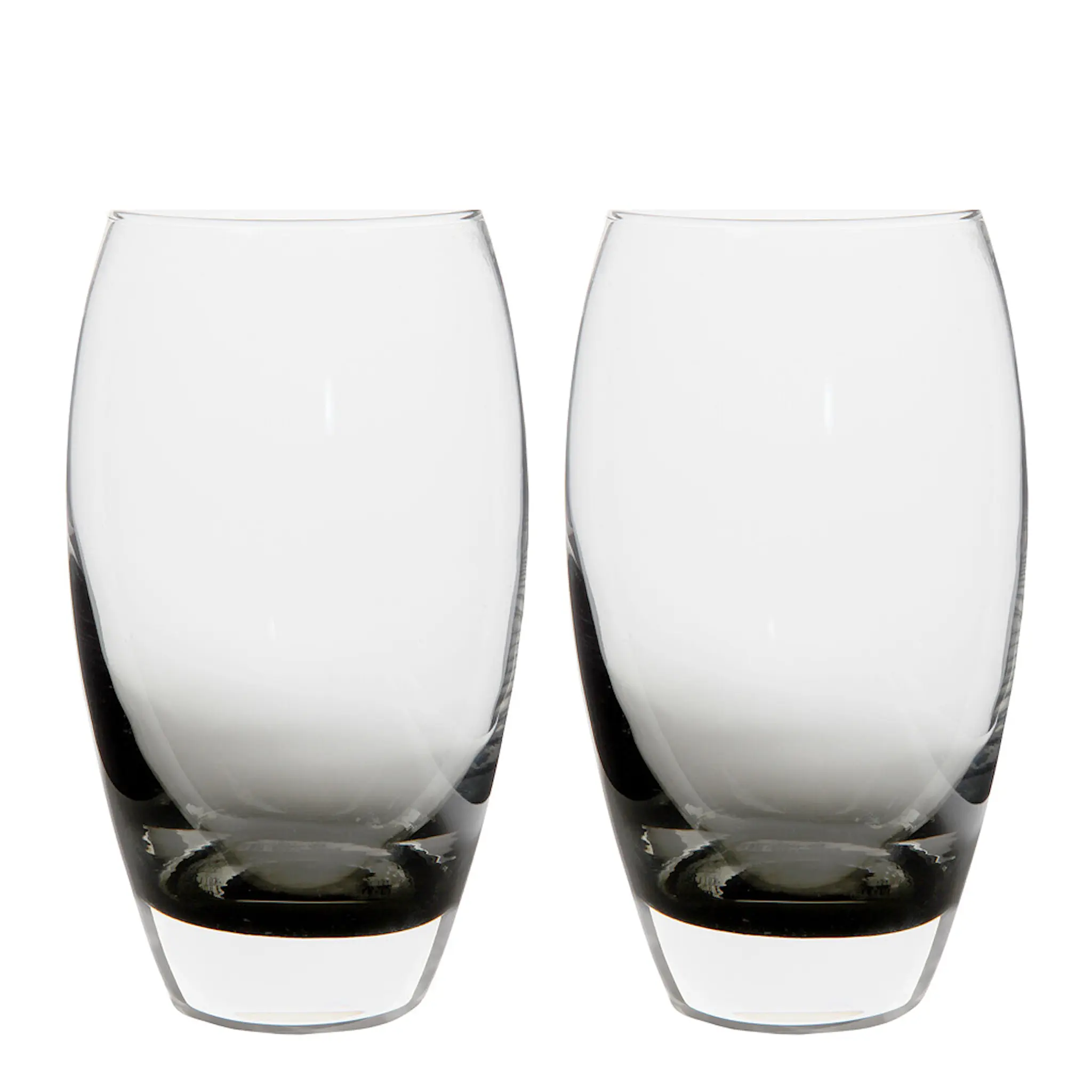 Denby Halo/Praline Stor Tumbler 54 cl 2-Pack Svart/Klar