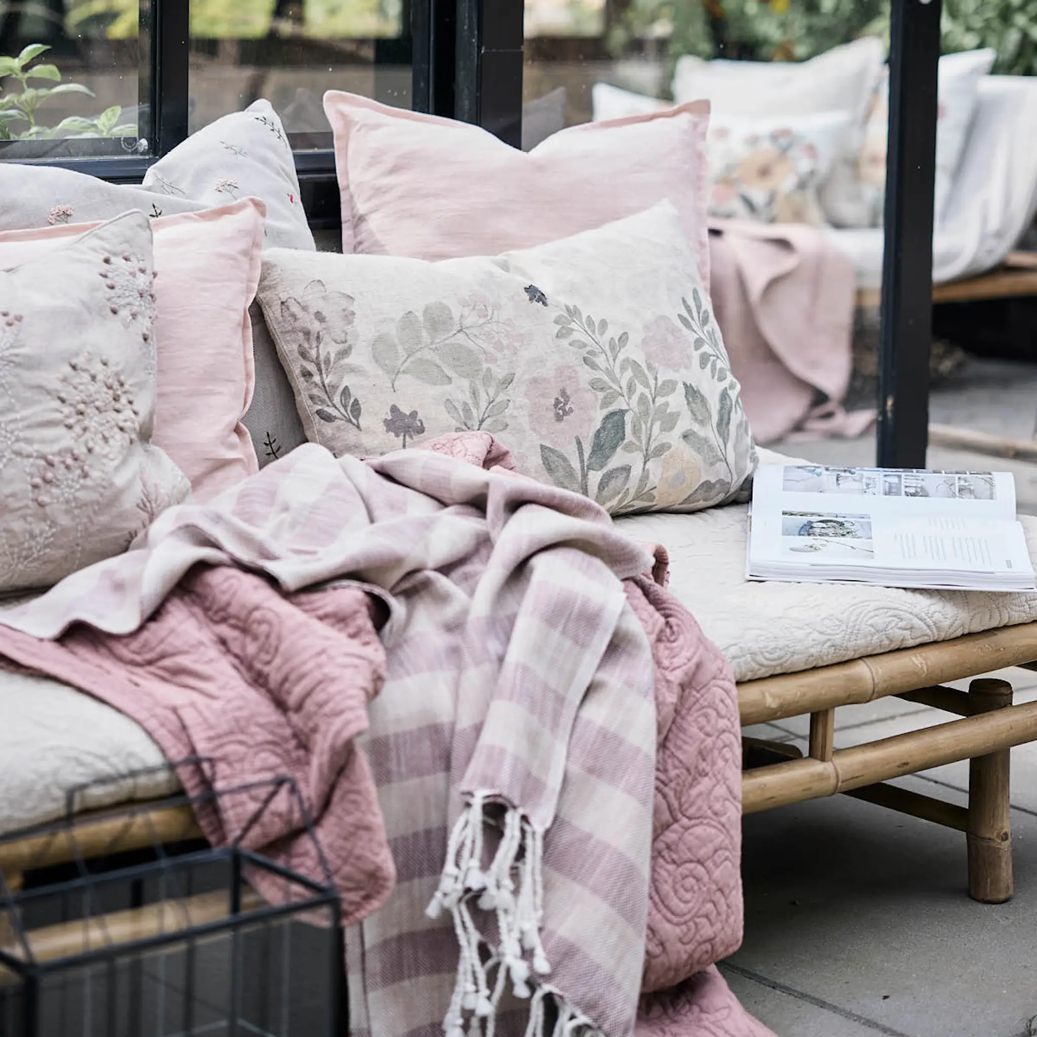 Lene Bjerre Felima badehåndkle 90x180 cm tigers eye/rose tan