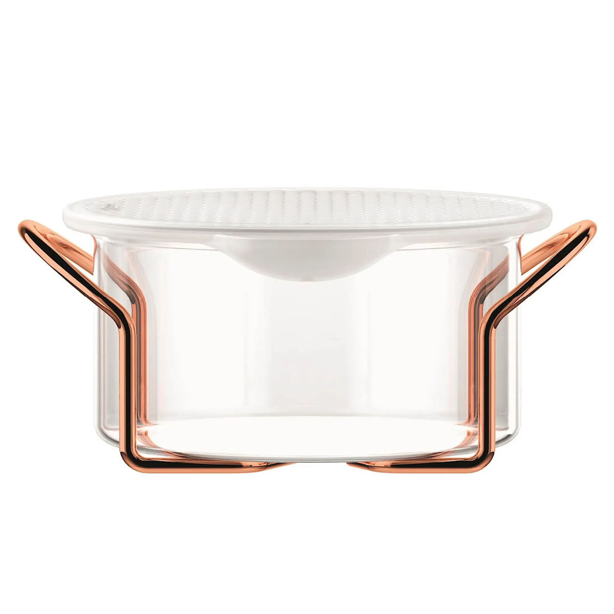 Bodum Hot Pot Set Glasskål Med Stålstativ Och Silikonlock 1L