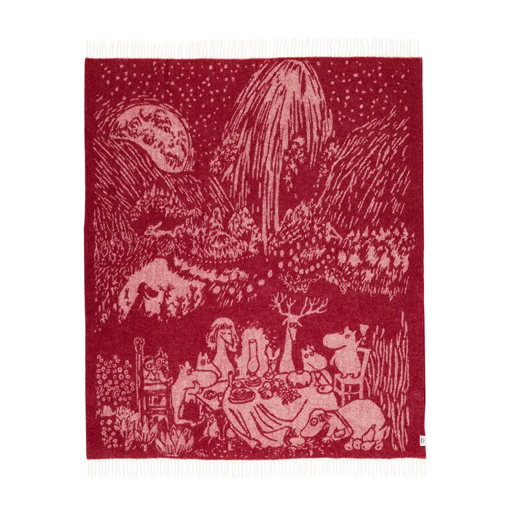 Muumi Villahuopa 130x170 cm Juhlan aika