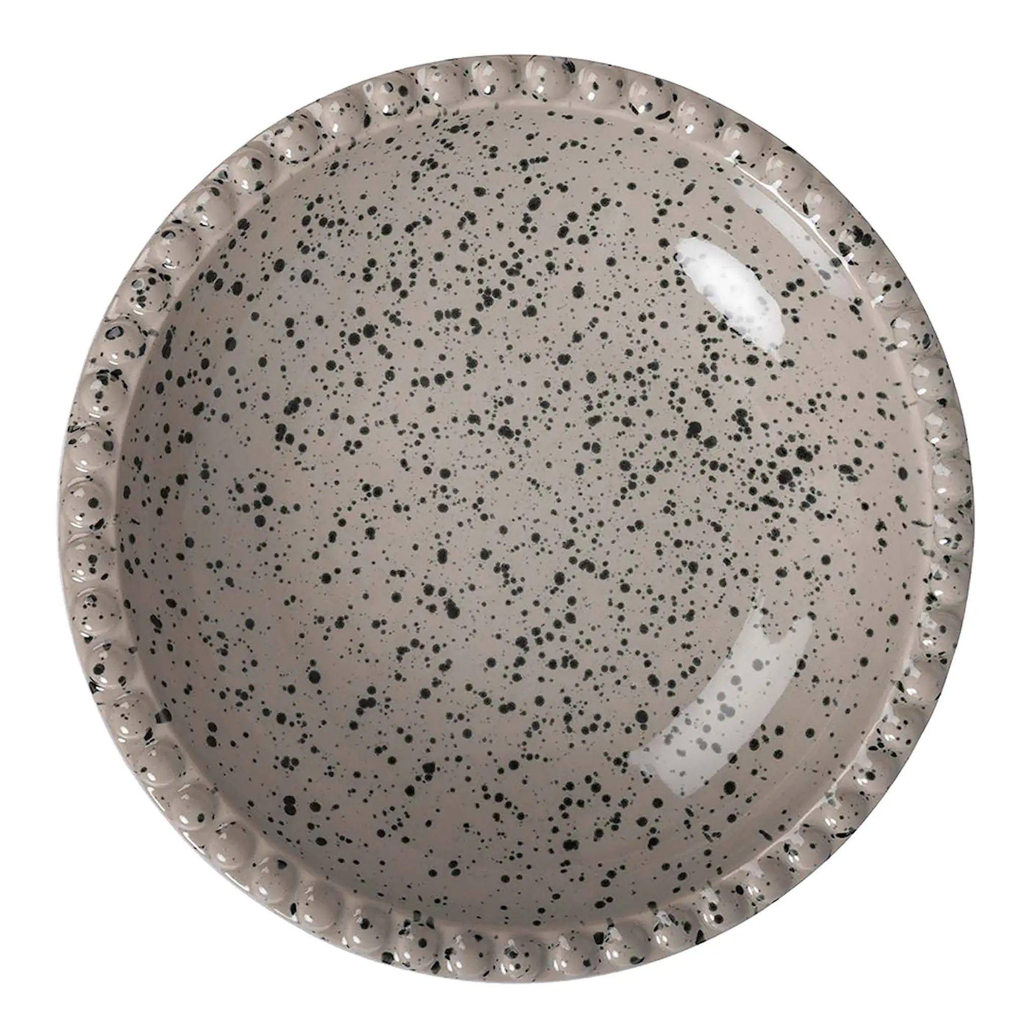 Sagaform Ditte Tarjoilukulho 26 cm Harmaa/Musta