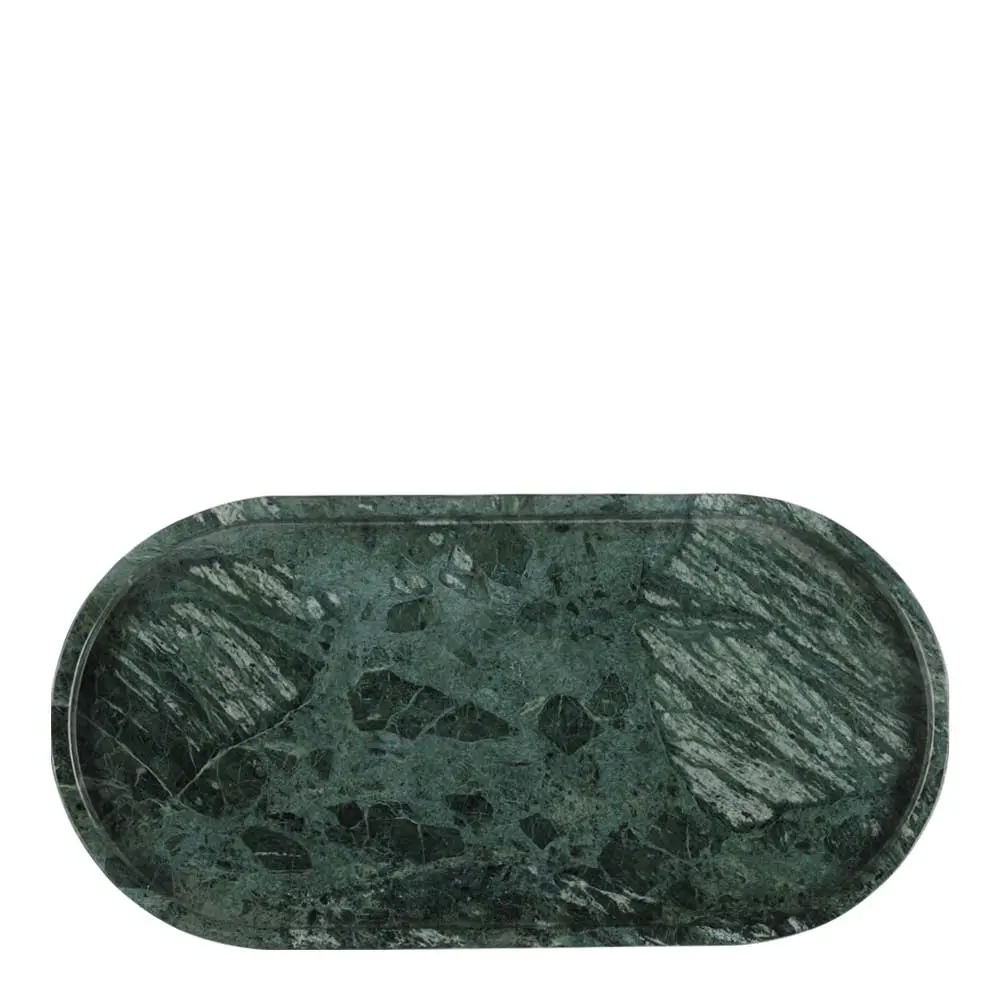 Brett marmor 30x15 cm grønn
