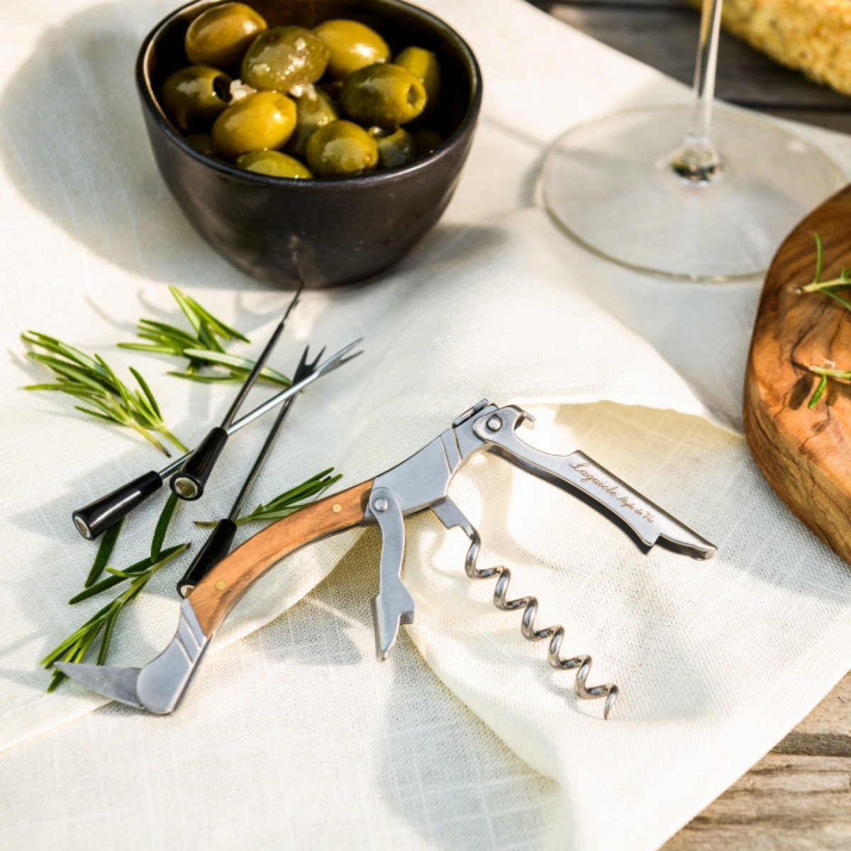 Laguiole Style de Vie Korkskruv Olive