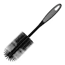 Flaskborste SilIkon 28 cm Grå