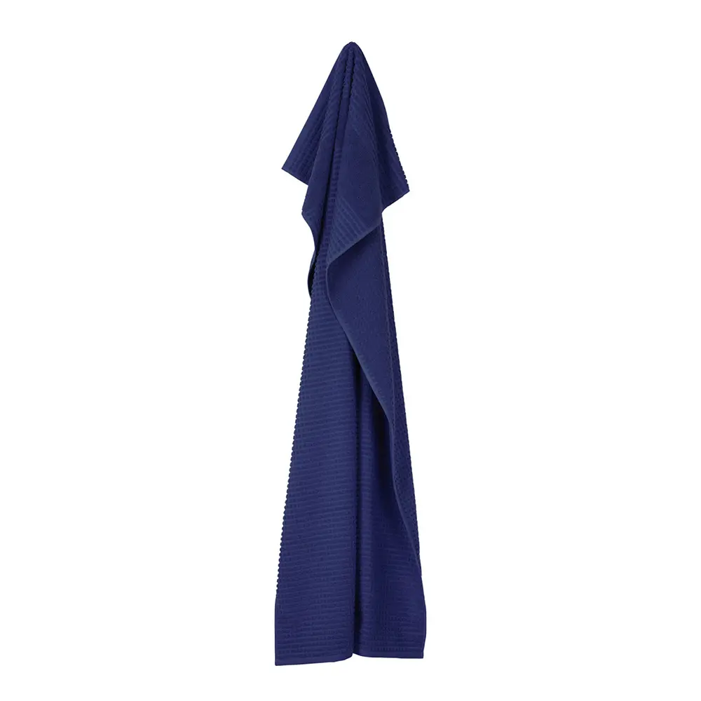 Check håndkle 70x140 cm marineblå