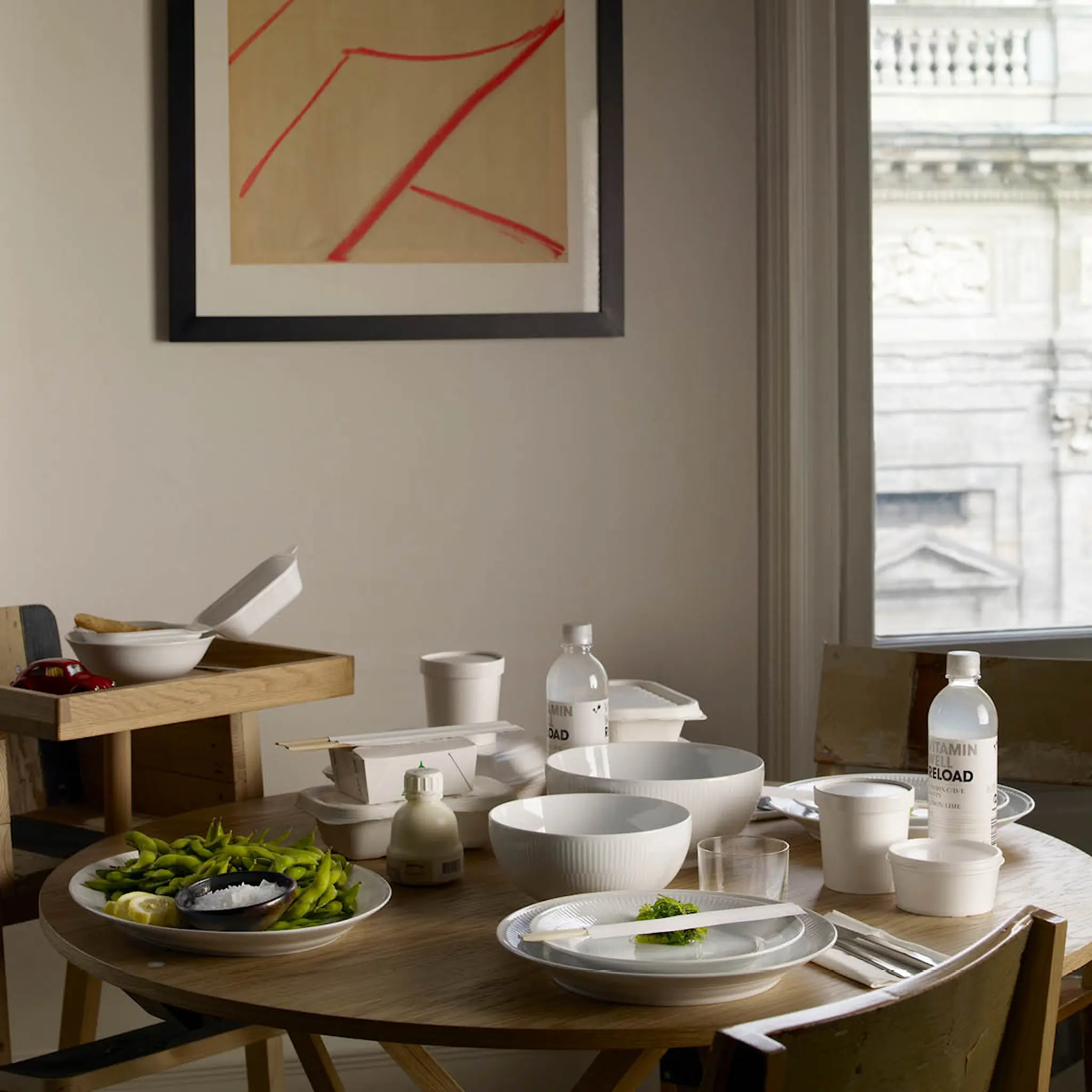 Royal Copenhagen White Fluted Tallrik flat 22 cm