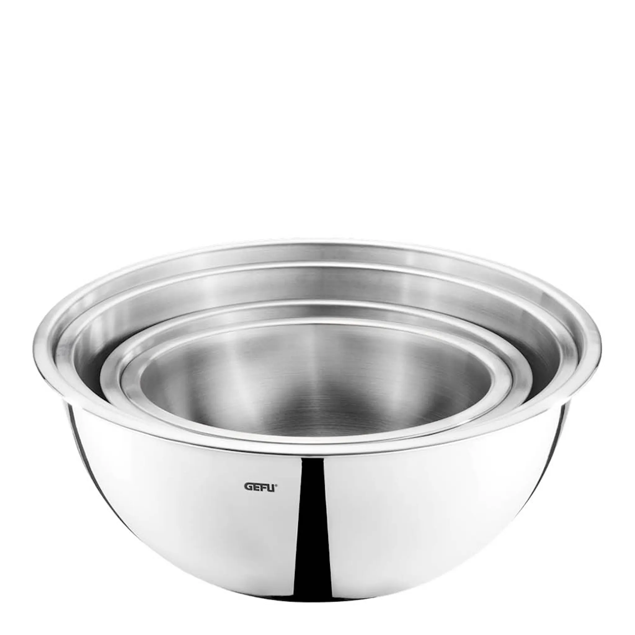Gefu Cavaro skålset 4 delar stål