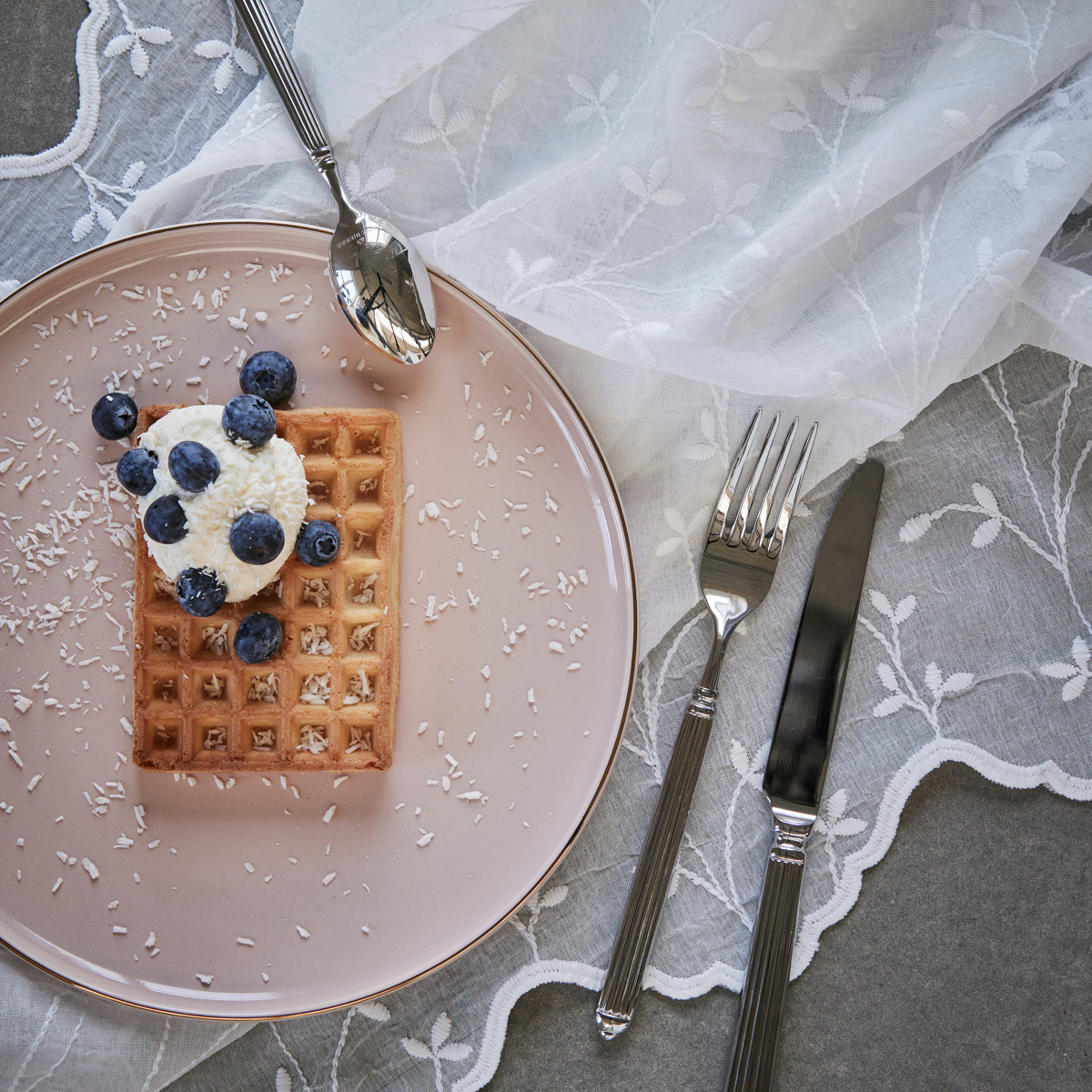 Lene Bjerre Eloise Pöytäliina 220x160 cm Luunvalkoinen