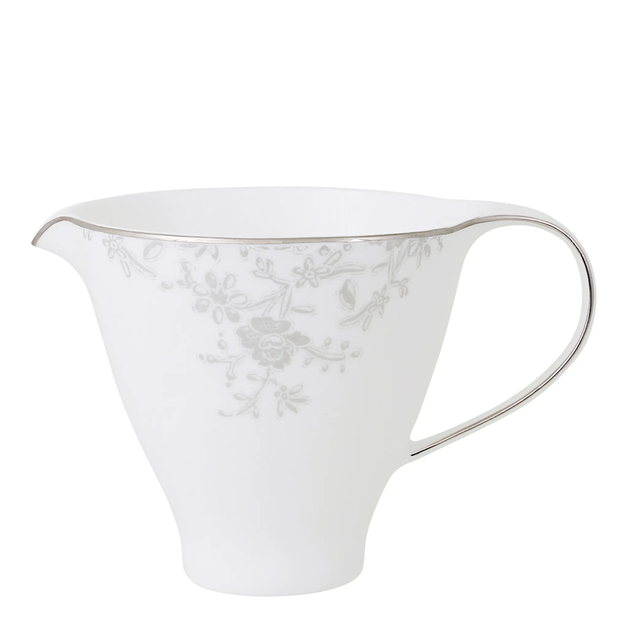 Royal Porcelain Angelina Platinum Gräddkanna 28 cl Vit