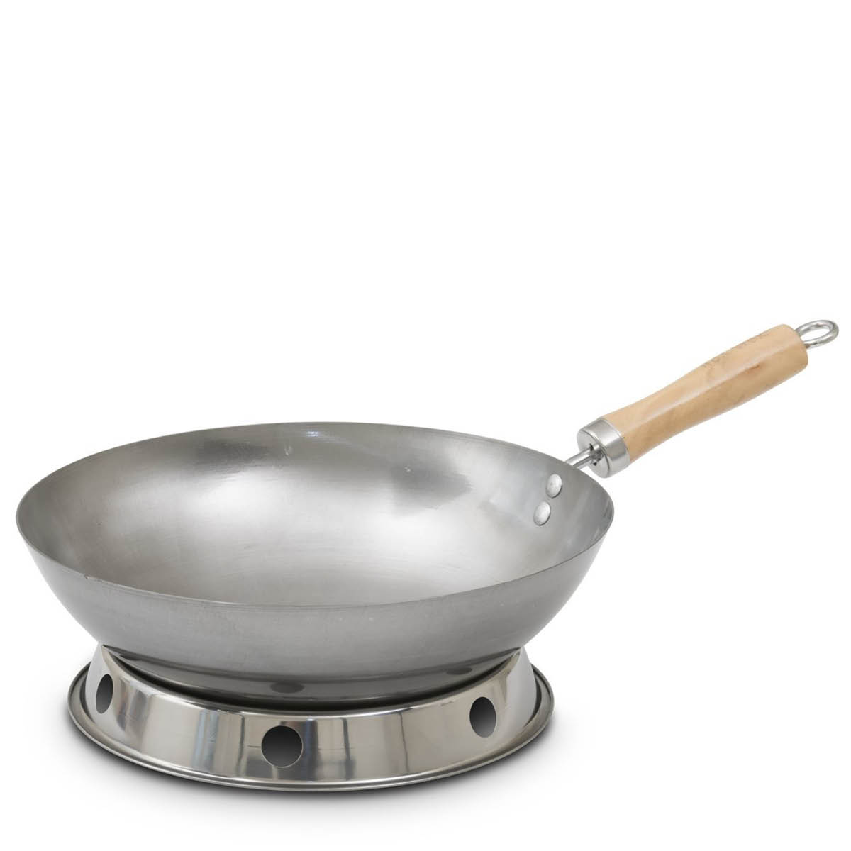 Hot Wok Bordsskydd Ø26 cm rostfritt stål