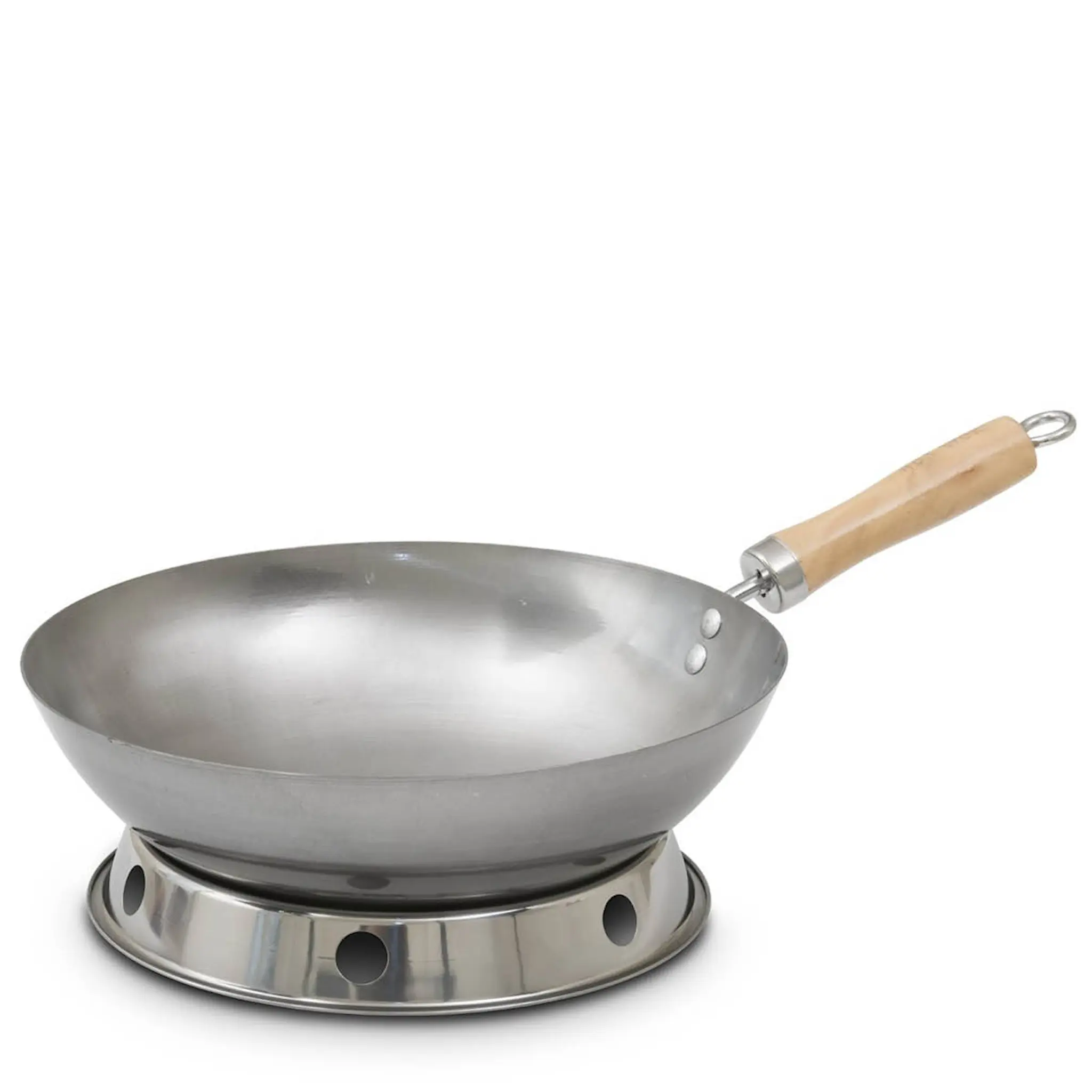 Hot Wok Bordsskydd Ø26 cm rostfritt stål
