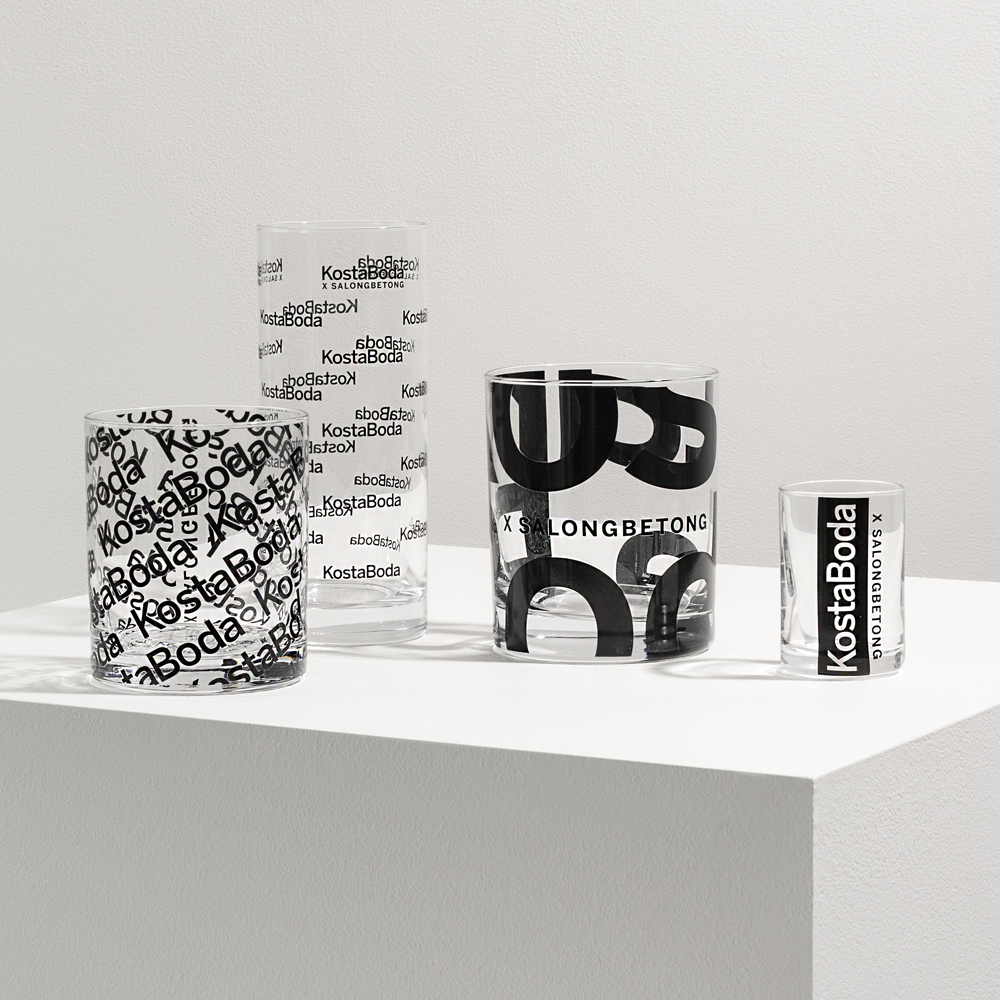 Kosta Boda Salong Betong Viskilasi 35 cl 2 kpl Kirkas